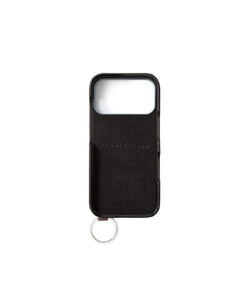 iPhone 17 Pro Max)ハンドル付き バックカバーケース シュリンクレザー