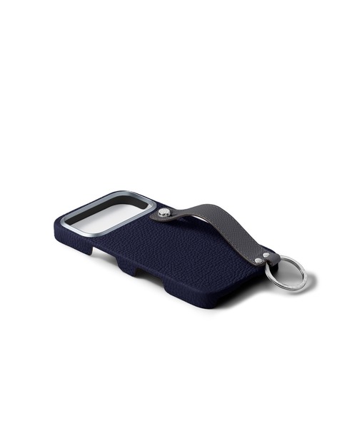 iPhone 17 Pro Max)ハンドル付き バックカバーケース シュリンクレザー