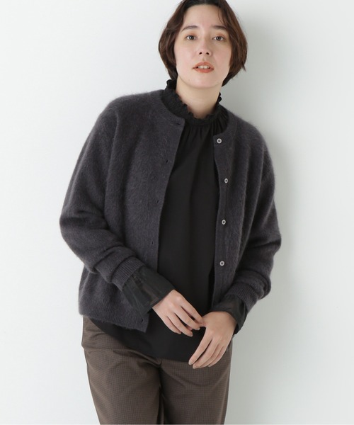 ◇ヤクへアリーカーディガン（カーディガン/ボレロ）｜human woman