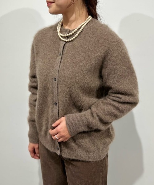 ◇ヤクへアリーカーディガン（カーディガン/ボレロ）｜human woman