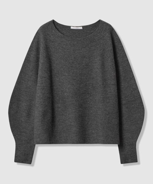 ANAYI（アナイ）の「エアーウールガーター プルオーバー（ニット/セーター・レディース・ブルー/オフホワイト/ピンク/ブラウン/ブラック/チャコールグレー・36/38）」の10枚目の写真