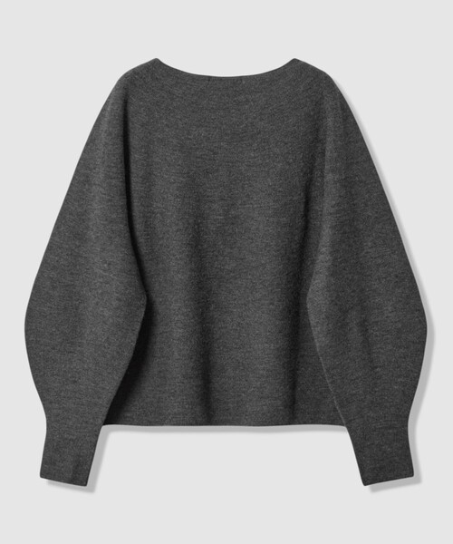 ANAYI（アナイ）の「エアーウールガーター プルオーバー（ニット/セーター・レディース・ブルー/オフホワイト/ピンク/ブラウン/ブラック/チャコールグレー・36/38）」の11枚目の写真