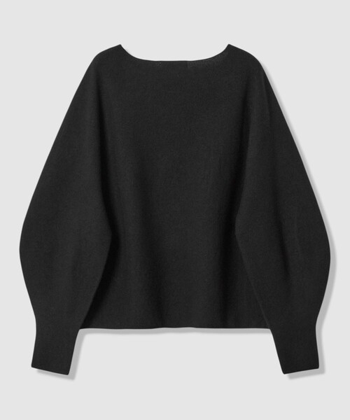 ANAYI（アナイ）の「エアーウールガーター プルオーバー（ニット/セーター・レディース・ブルー/オフホワイト/ピンク/ブラウン/ブラック/チャコールグレー・36/38）」の14枚目の写真