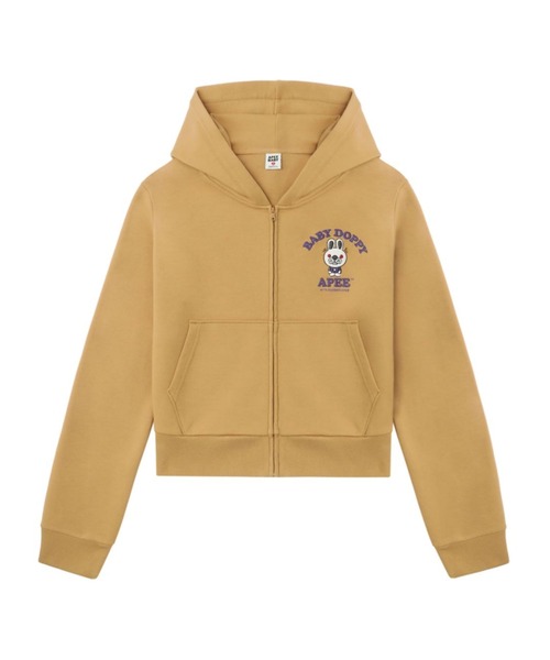 BABY DOPPY HOODED ZIP UP SWEATER