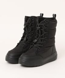 MADFOOT! マッドフット キッズ レースアップウィンターブーツ【耐水/幅広3E/ガラス繊維配合ソール/あったか中わた入り】スノーシューズ 防寒 252004