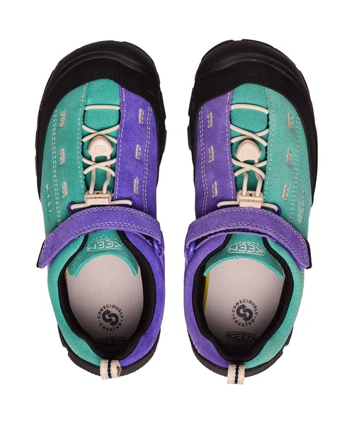 KEEN(キーン)の「KEEN/キーン キッズ スニーカー 韓国 キャンプ 親子コーデ JASPER II ジャスパー 1031024(スニーカー・キッズ・アクア・21.0cm/22.0cm/20.0cm)」の4枚目の写真