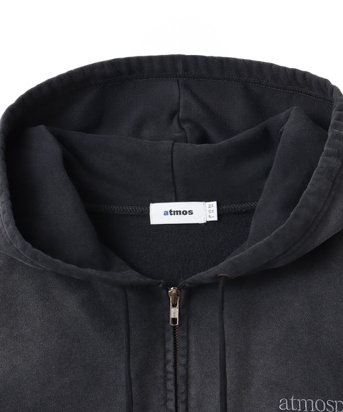 atmos(アトモス)の「atmos Fade Color Zip-up Hooded Sweatshirt / アトモス フェード カラー ジップアップ フーデッド スウェットシャツ(パーカー・メンズ・ベージュ/ブラック/ブルー・M/L/XL)」の5枚目の写真
