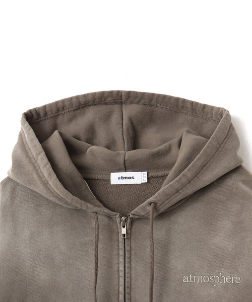 atmos(アトモス)の「atmos Fade Color Zip-up Hooded Sweatshirt / アトモス フェード カラー ジップアップ フーデッド スウェットシャツ(パーカー・メンズ・ベージュ/ブラック/ブルー・M/L/XL)」の17枚目の写真