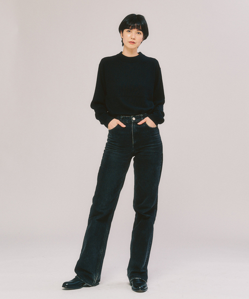 417 EDIFICE（フォーワンセブンエディフィス）の「カシミヤブレンド モックネックニット（ニット/セーター・メンズ・チャコールグレー/ブルー/ブラック/ホワイト/ピンク/ベージュ・SMALL/MEDIUM/LARGE/X-LARGE）」の12枚目の写真