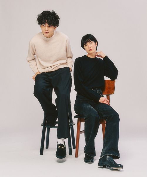 セール】カシミヤブレンド モックネックニット（ニット/セーター