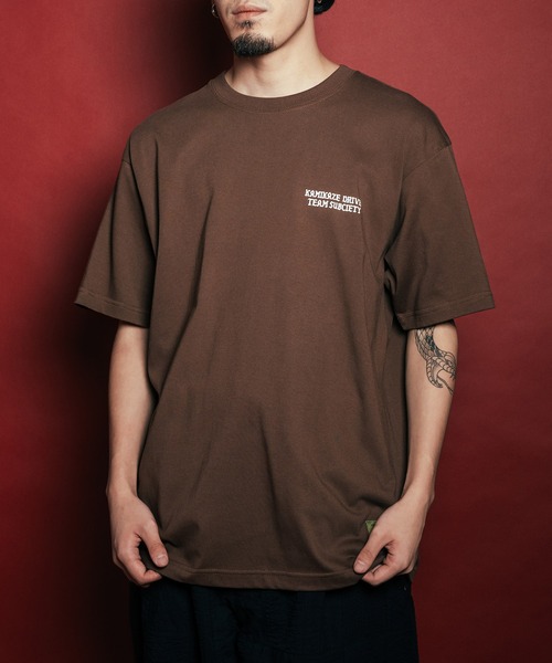 Subciety(サブサエティ)の「Hotrod tee(Tシャツ/カットソー・メンズ・ブラック/ホワイト/ブラウン・SMALL/MEDIUM/LARGE/X-LARGE/XX-LARGE)」の15枚目の写真