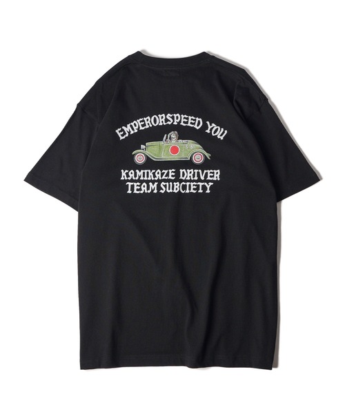 Subciety(サブサエティ)の「Hotrod tee(Tシャツ/カットソー・メンズ・ブラック/ホワイト/ブラウン・SMALL/MEDIUM/LARGE/X-LARGE/XX-LARGE)」の6枚目の写真