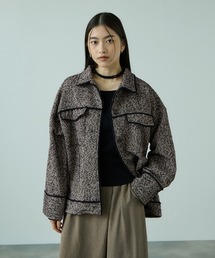 VICKY | MIXツィードCPOジャケット(その他アウター)