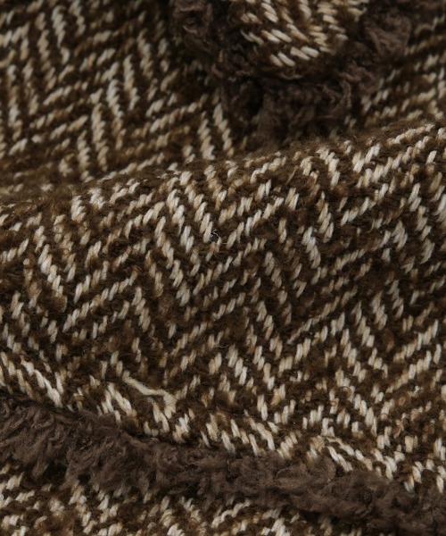 VICKY（ビッキー）の「MIXツィードCPOジャケット（その他アウター・レディース・ブラック/ブラウン・M）」の4枚目の写真