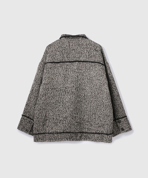 VICKY（ビッキー）の「MIXツィードCPOジャケット（その他アウター・レディース・ブラック/ブラウン・M）」の6枚目の写真