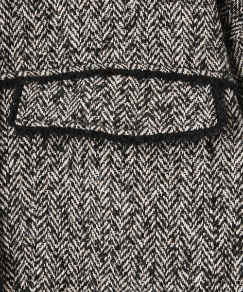 VICKY（ビッキー）の「MIXツィードCPOジャケット（その他アウター・レディース・ブラック/ブラウン・M）」の9枚目の写真