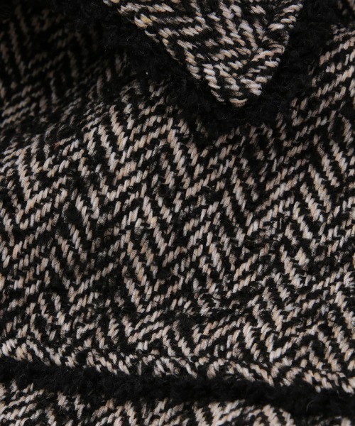 VICKY（ビッキー）の「MIXツィードCPOジャケット（その他アウター・レディース・ブラック/ブラウン・M）」の10枚目の写真