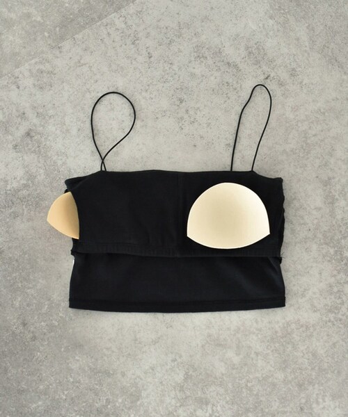 CODE A(コードエー)の「【Re】bandeau bra short top(チューブトップ・レディース・ホワイト/ブラック・00)」の9枚目の写真