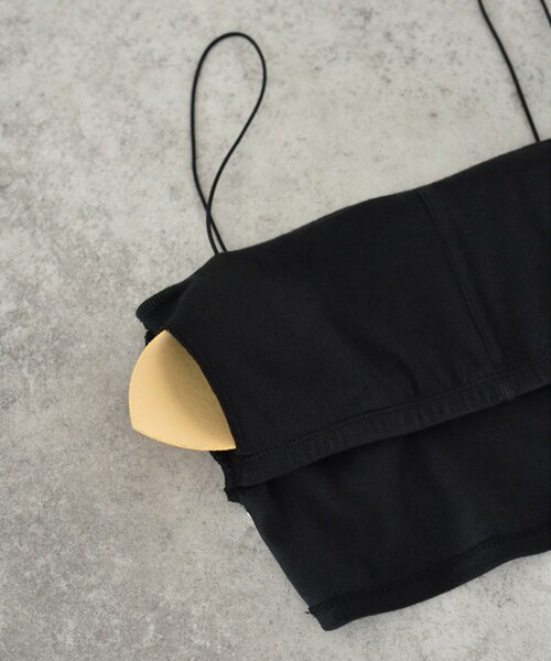 CODE A(コードエー)の「【Re】bandeau bra short top(チューブトップ・レディース・ホワイト/ブラック・00)」の11枚目の写真