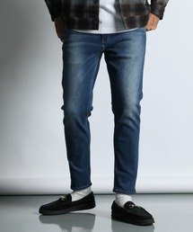 FLEECE LINING STRETCH DENIM：裏起毛 ストレッチ スリムジーンズ