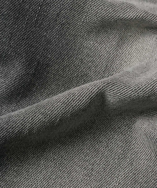 The DUFFER of ST.GEORGE(ザダファーオブセントジョージ)の「FLEECE LINING STRETCH DENIM:裏起毛 ストレッチ スリムジーンズ(デニムパンツ・メンズ・ダークインディゴブルー/グレー・MEDIUM/SMALL/X-LARGE/LARGE)」の7枚目の写真