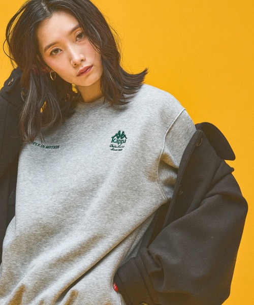 Kappa(カッパ)の「≪Kappa×and ST ウェルネスクラブ≫シンプルロゴスウェット (ユニセックス)(スウェット・レディース・グレー/レッド/グリーン/ブラック/ホワイト・SMALL/MEDIUM/LARGE)」の3枚目の写真