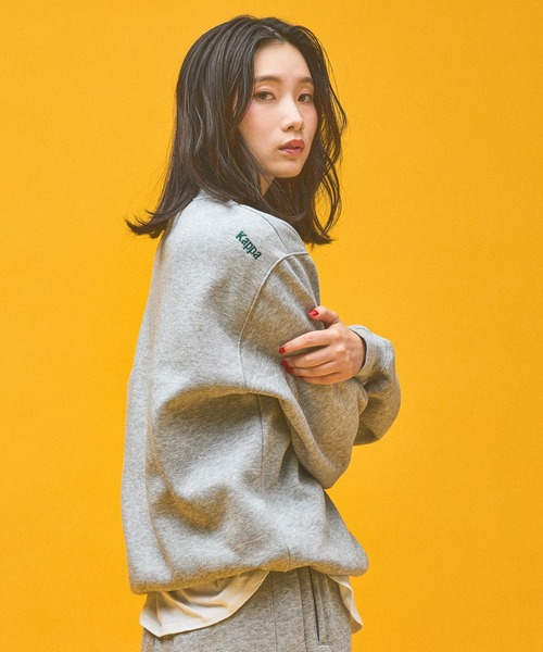 Kappa(カッパ)の「≪Kappa×and ST ウェルネスクラブ≫シンプルロゴスウェット (ユニセックス)(スウェット・レディース・グレー/レッド/グリーン/ブラック/ホワイト・SMALL/MEDIUM/LARGE)」の11枚目の写真