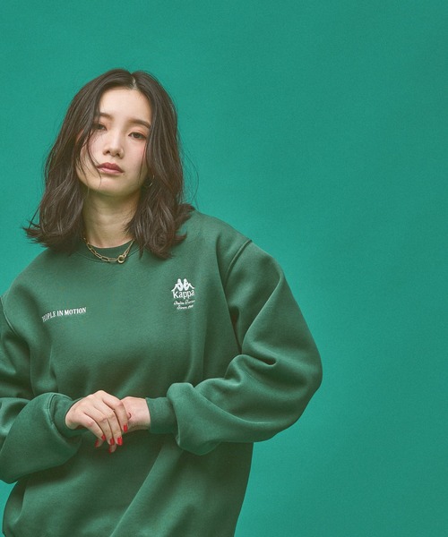 Kappa(カッパ)の「≪Kappa×and ST ウェルネスクラブ≫シンプルロゴスウェット (ユニセックス)(スウェット・レディース・グレー/レッド/グリーン/ブラック/ホワイト・SMALL/MEDIUM/LARGE)」の16枚目の写真