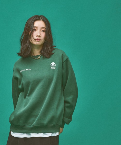 Kappa(カッパ)の「≪Kappa×and ST ウェルネスクラブ≫シンプルロゴスウェット (ユニセックス)(スウェット・レディース・グレー/レッド/グリーン/ブラック/ホワイト・SMALL/MEDIUM/LARGE)」の17枚目の写真