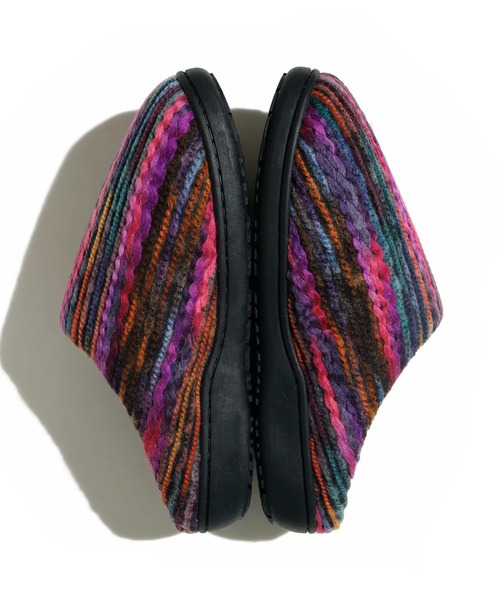 SUBU/スブ DOTS KALEIDOSCOPE クッションインソール 編み模様 サンダル