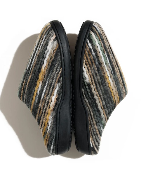 SUBU/スブ DOTS KALEIDOSCOPE クッションインソール 編み模様 サンダル