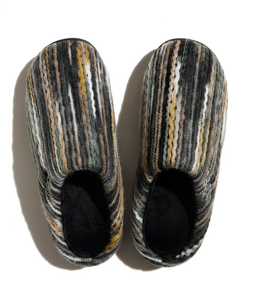 SUBU/スブ DOTS KALEIDOSCOPE クッションインソール 編み模様 サンダル