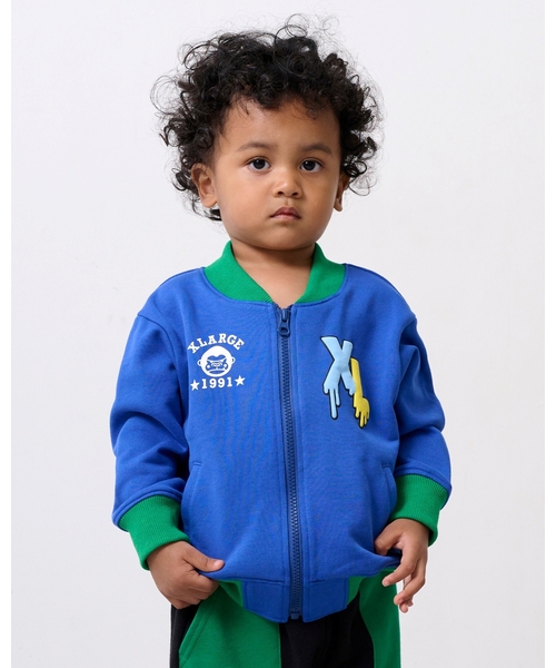 XLARGE kids青ジャージ 上下セット140 センチ XLARGE KIDS｜エクストララージキッズのジャージ（ブルー・ネイビー