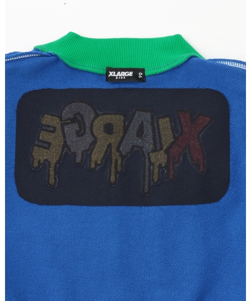 XLARGE KIDS(エクストララージキッズ)の「ファニーゴリラ&ドリップロゴスウェットジッププルオーバー(ジャージ・キッズ・パープル/ブルー・140cm/100cm/80cm/90cm/110cm/130cm/120cm)」の7枚目の写真