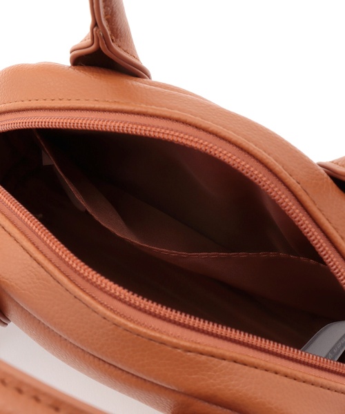 X-girl Stages（エックスガールステージス）の「ロゴ型押し合皮ショルダーバッグ（ショルダーバッグ・キッズ・ブラック/キャメル・F）」の13枚目の写真