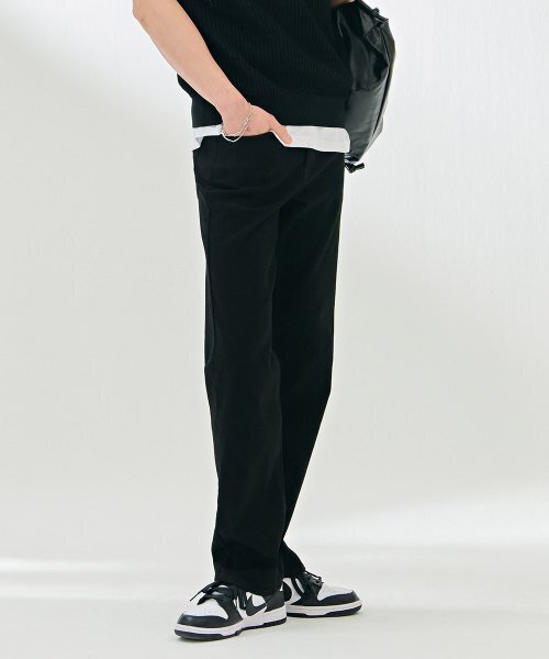 CHASECULT(チェイスカルト)の「男性 ブラック インバンディング ストレート デニム-DAZK2301B03(デニムパンツ・メンズ・ブラック・82/70/76/92/96/86)」の4枚目の写真