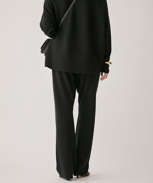 VERMEIL par iena(ヴェルメイユパーイエナ)の「《追加》ミラノリブ パンツ(その他パンツ・レディース・ブラック/ブラウン・36/38)」の5枚目の写真