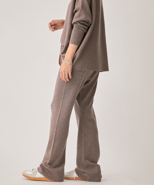 VERMEIL par iena(ヴェルメイユパーイエナ)の「《追加》ミラノリブ パンツ(その他パンツ・レディース・ブラック/ブラウン・36/38)」の13枚目の写真