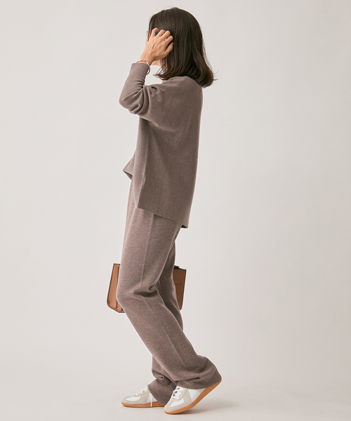 VERMEIL par iena(ヴェルメイユパーイエナ)の「《追加》ミラノリブ パンツ(その他パンツ・レディース・ブラック/ブラウン・36/38)」の17枚目の写真