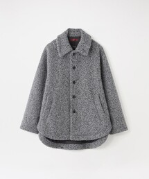 LOVELESS（ラブレス）の「【UNISEX】ブラッシュドループボアブルゾン（ステンカラーコート）」