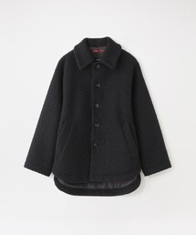 LOVELESS（ラブレス）の「【UNISEX】ブラッシュドループボアブルゾン（ステンカラーコート）」