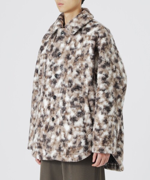 LOVELESS（ラブレス）の「【UNISEX】ブラッシュドループボアブルゾン（ステンカラーコート・メンズ・ブラック/ベージュ系その他3/グレー系その他2・M/L）」の16枚目の写真