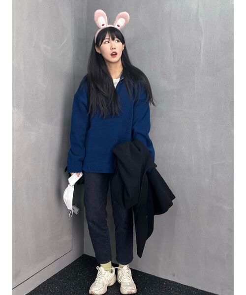 MUSINSA STANDARD WOMAN（ムシンサスタンダードウーマン）の「ウィメンズベーシッククルーネックTシャツ[クリーム]（Tシャツ/カットソー・レディース・その他・SMALL/MEDIUM/LARGE/X-LARGE/X-SMALL）」の12枚目の写真