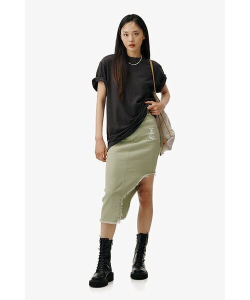 FANCY CLUB（ファンシークラブ）の「[NF] NFCクリフロングスカート (グリーン)_F22ZC823（スカート・レディース・その他・SMALL）」の6枚目の写真