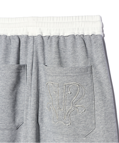 YOUHEE（ユヒ）の「YOUHEE SYMBOL JERSEY TROUSER MELANGE GREY（スウェットパンツ・レディース・その他・FREE）」の6枚目の写真