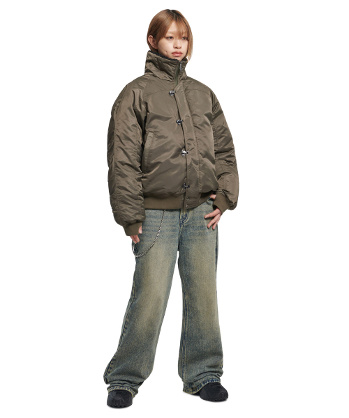 NOMANUAL（NOMANUAL）の「K.L BOMBER JACKET - KHAKI（ブルゾン・レディース・その他・LARGE/X-LARGE/MEDIUM/SMALL）」の8枚目の写真