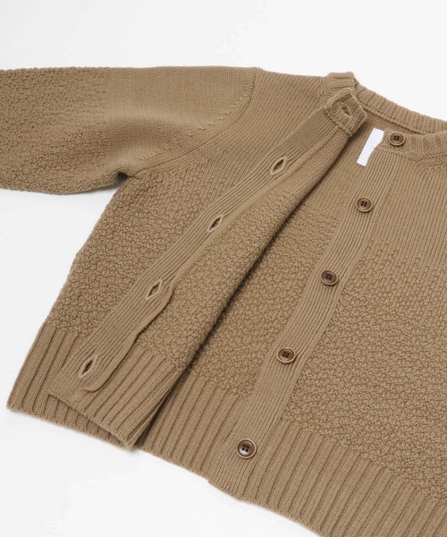 SEAGREEN(シーグリーン)の「SEAGREEN ROCKY MERINO KNIT CARDIGAN(カーディガン/ボレロ・レディース・ベージュ/ライトグレー・FREE)」の10枚目の写真