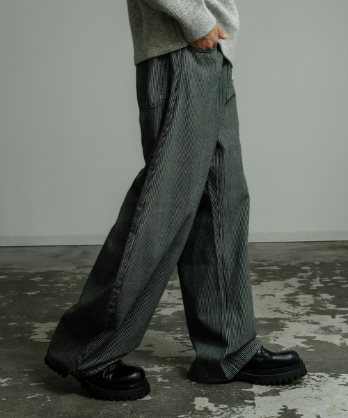 Crownor（クラウノアー）の「パンツ（デニムパンツ・メンズ・ブラック/ブルー・MEDIUM/LARGE）」の4枚目の写真