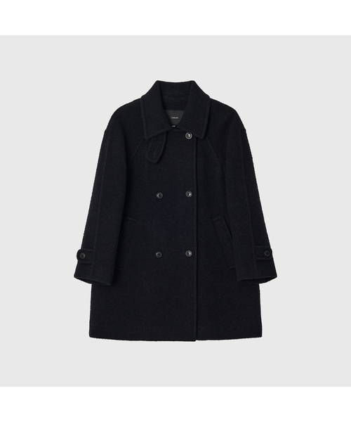 Celina Wool Half Coat_Dark Navy / CELINA WOOL HALF COAT_DARK NAVY