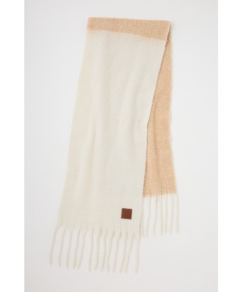 SLY（スライ）の「2WAY BIG MUFFLER ツーウェイ ビッグ マフラー 秋服 冬服（マフラー・レディース・ベージュ・FREE）」の2枚目の写真